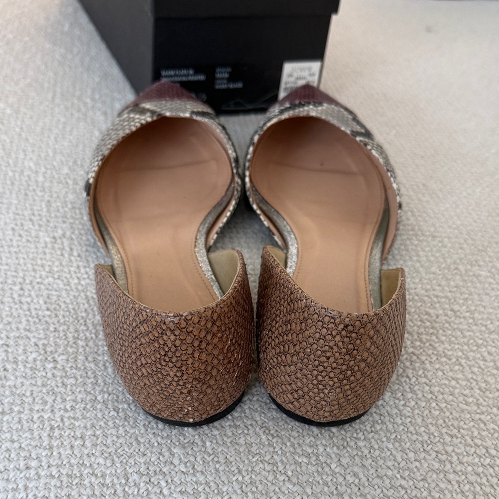 Sadie Flats in Snakeskin-Women's Shoes - Picture 3 of 4